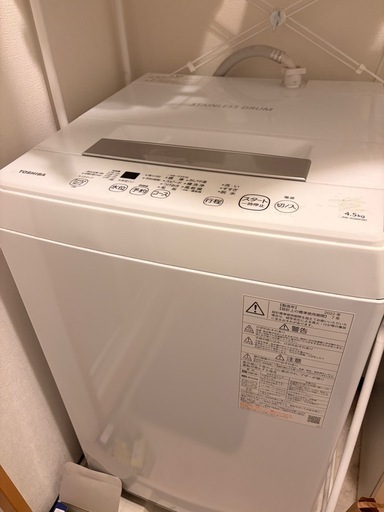 TOSHIBA 洗濯機 4.5kg　