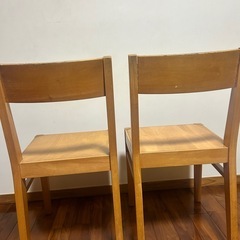 ２脚　椅子・イス・ダイニングチェアの画像