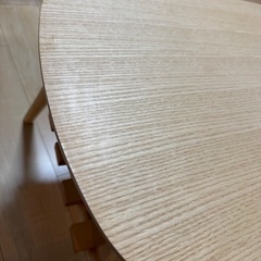 折れ脚センターテーブル の画像