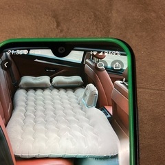 車の未使用エアクッションベッドの画像