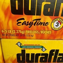 デュラフレーム 薪 キャンプ 暖炉 凍霜害防止着火剤 災害時の備蓄にの画像