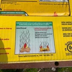 デュラフレーム 薪 キャンプ 暖炉 凍霜害防止着火剤 災害時の備蓄にの画像