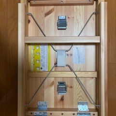 無印良品 パイン材テーブル・折りたたみ式 幅80×奥行50×高さ70cmの画像