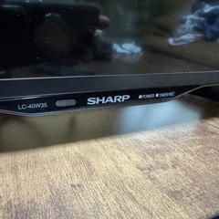 シャープ液晶テレビ　LC-40W35 の画像