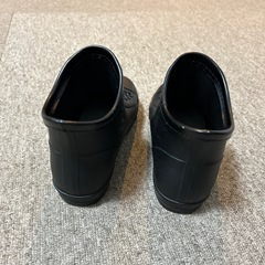 22cm   レインブーツ　黒の画像