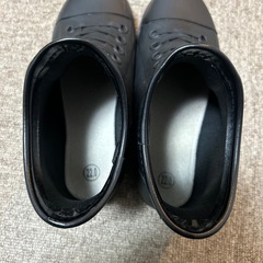 22cm   レインブーツ　黒の画像