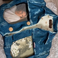 デニム型　写真立て　5個セットの画像