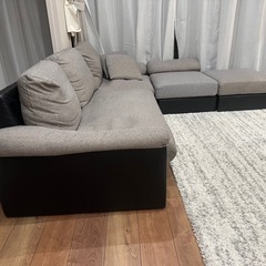 L字3人掛けソファの画像