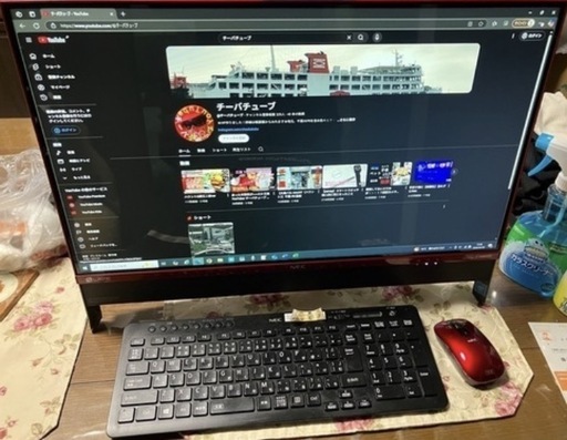 ※中古 NEC PC-DA370F AR-KS LAVIE Desk All-in-one