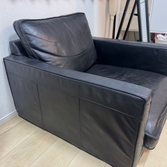 本革　1人掛けソファの画像