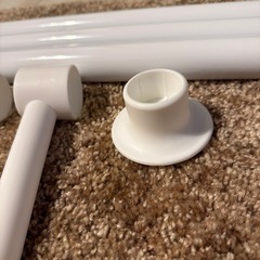 突っ張り棒 荷物かけの画像