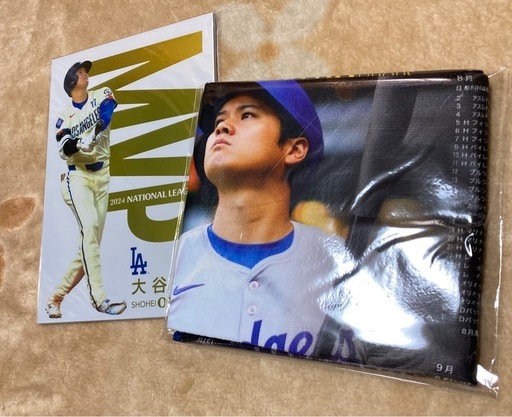 新品(未開封)大谷翔平 24年MVP受賞記念ビッグタオル
