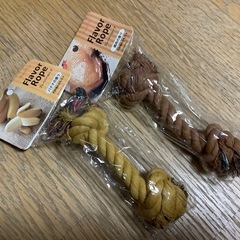 犬　おもちゃ　ロープ　噛みおもちゃ フレーバーロープ コットン100% 8点の画像