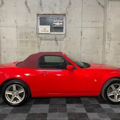 平成19年式　ＮＣロードスター　赤幌フルノーマル　ナビの画像