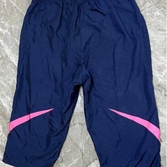 アシックス　シャカシャカズボン　ASICS 七分丈　薄手　ナイロンジャージの画像