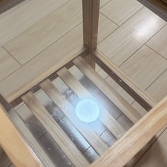 サイドテーブル 幅35cm 奥行き35cm 高さ50cm (ナチュラル) の画像