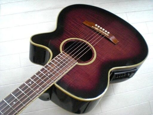 Ibanez製エレアコ　エレキ同様の薄ネック