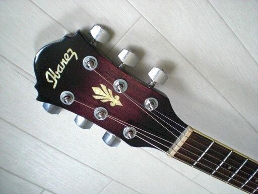 Ibanez製エレアコ　エレキ同様の薄ネック