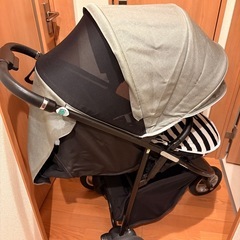 Aprica 　ベビーカー　スムーヴ　プレミアム　グレーデニム　A型の画像