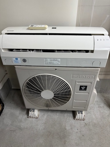?✨プラズマクラスター✨搭載‼️?取付込?簡易クリーニング済✨️中古 シャープ SHARP プラズマクラスター ルームエアコン AY-