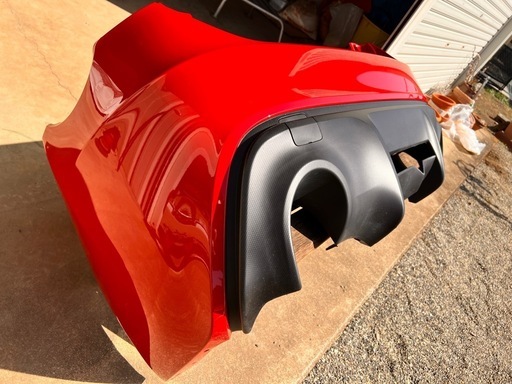 【新車外100km】BRZ ZC6 後期 純正リアバンパー 86 ZN6流用可？ ピュアレッド 山梨県 甲府市  手渡し