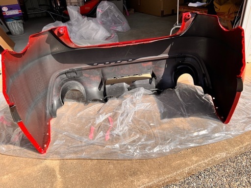 【新車外100km】BRZ ZC6 後期 純正リアバンパー 86 ZN6流用可？ ピュアレッド 山梨県 甲府市  手渡し
