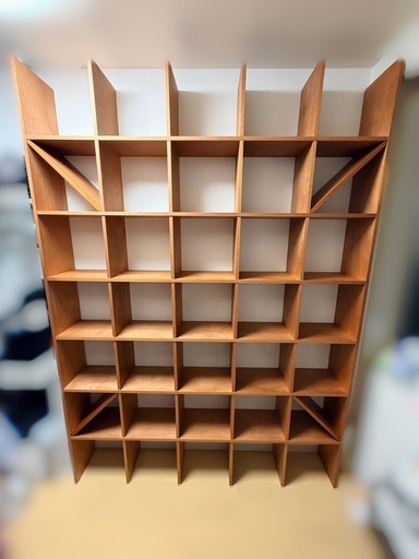 【超美品】マルゲリータ風　本棚　シェルフ　CUBUS 天然木　無垢
