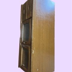 値下げ可！木製キャビネット 収納棚の画像