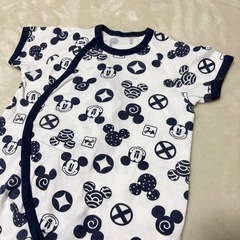 ⭐DisneyBaby⭐ ディズニーヘビー  ミッキー 甚平 ロンパース 60～70 和柄の画像