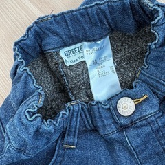 BREEZE 裏起毛ジーンズの画像