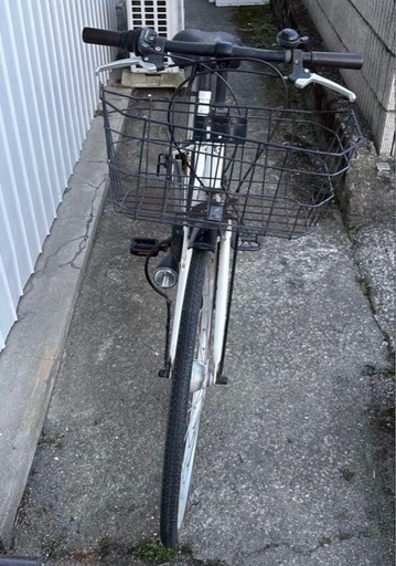 MANWELL パンクしない自転車 変速付き 前カゴあり