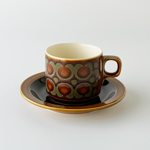 HORNSEA ブロンテ カップ&ソーサー 英国 ヴィンテージ ホーンジー BRONTE ブロンテ  イギリス 食器 陶器 レトロ 98318