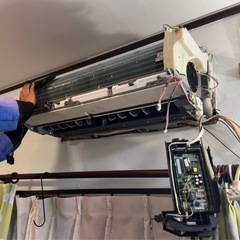 エアコン移設、設置、クリーニング！🔧