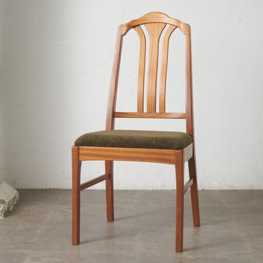 【発送の場合は即購入不可】 張替済 イギリス Parker Knoll ダイニングチェア ヴィンテージ 北欧 スタイル 椅子 木製 パ