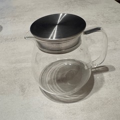 直火可 ガラスティーポット 660mlの画像