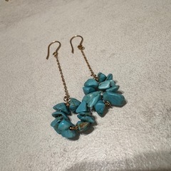 ハンドメイドピアスセット ハワイアン 天然石の画像