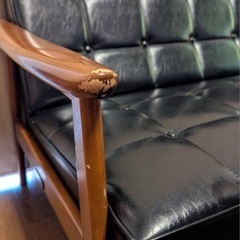 カリモク60　Kチェア2シーターの画像