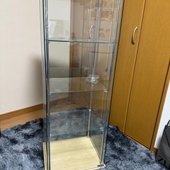 「あげます」不二貿易 フィギュアケース 4段 幅42.5×奥行36.5×高さ120cmの画像