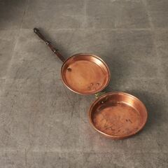 【発送の場合は即購入不可】 英国 アンティーク 銅 ベッド ウォーミングパン 年代物 湯たんぽ ウォーマー 西洋 オブジェ 装飾 ディスプレイ 雑貨 店舗 什器 71647の画像