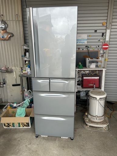 動作保証付き　冷蔵庫　　大型　5ドア　400リットル