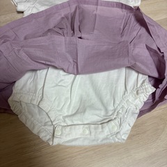 プティマイン　夏服　80サイズ　ミッフィーロンパース　可愛い女の子の画像