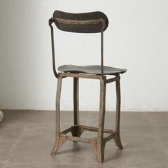 【発送の場合は即購入不可】 インダストリアル ヴィンテージ ハイチェア 椅子 バーチェア カウンターチェア サイドチェア ビンテージ 工業系 シンプル モダン 87996の画像