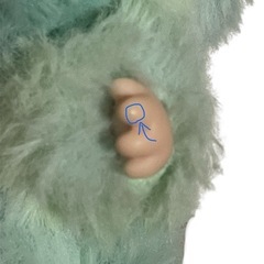 ラブブ キーホルダーの画像