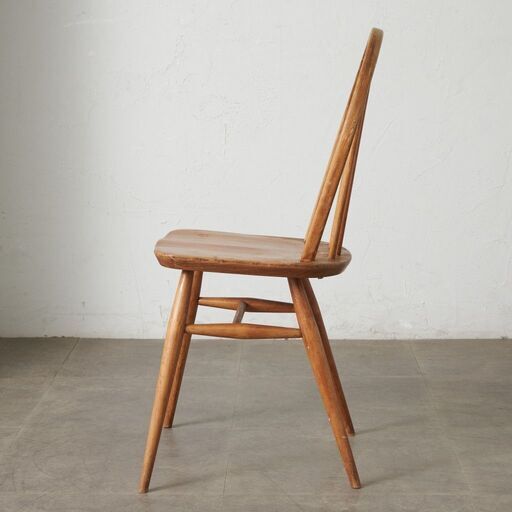 【発送の場合は即購入不可】 ercol フープバックチェア 4本 スポーク アーコール ダイニングチェア 英国 ヴィンテージ 曲木 椅