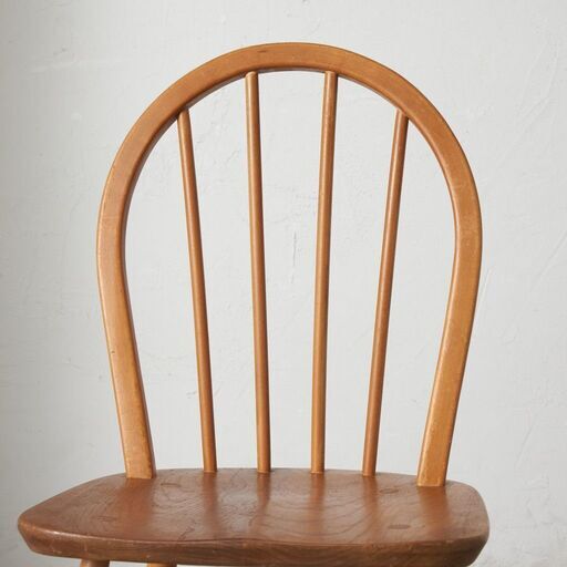 【発送の場合は即購入不可】 ercol フープバックチェア 4本 スポーク アーコール ダイニングチェア 英国 ヴィンテージ 曲木 椅
