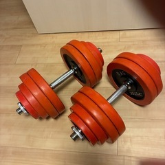可変式ダンベル60kg(30kg×2) ＆ 可変式ベンチ セットの画像