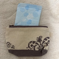 障害児他子ども　ナプキンポーチ巾着①〜⑤の画像