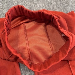 【美脚見え】スプレイプレミアム フレアパンツ ウエストゴム M相当 レンガ色の画像