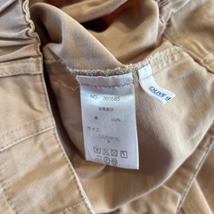オリーブ・デ・オリーブ　大人カジュアル　綿100% ベイカーパンツ M ベージュの画像