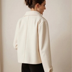 アウター  コート ショート丈コートの画像